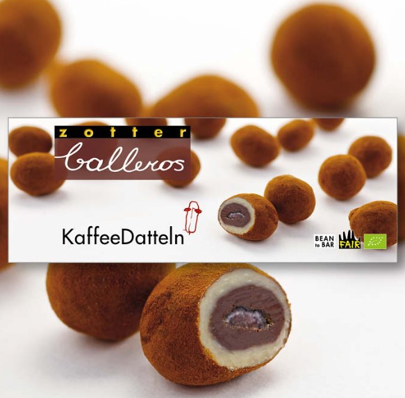 balleros Datteln in Kaffeeschokolade – handgerollte Kaffee-Dattel-Snacks aus der Kaffeerösterei Bad Saarow