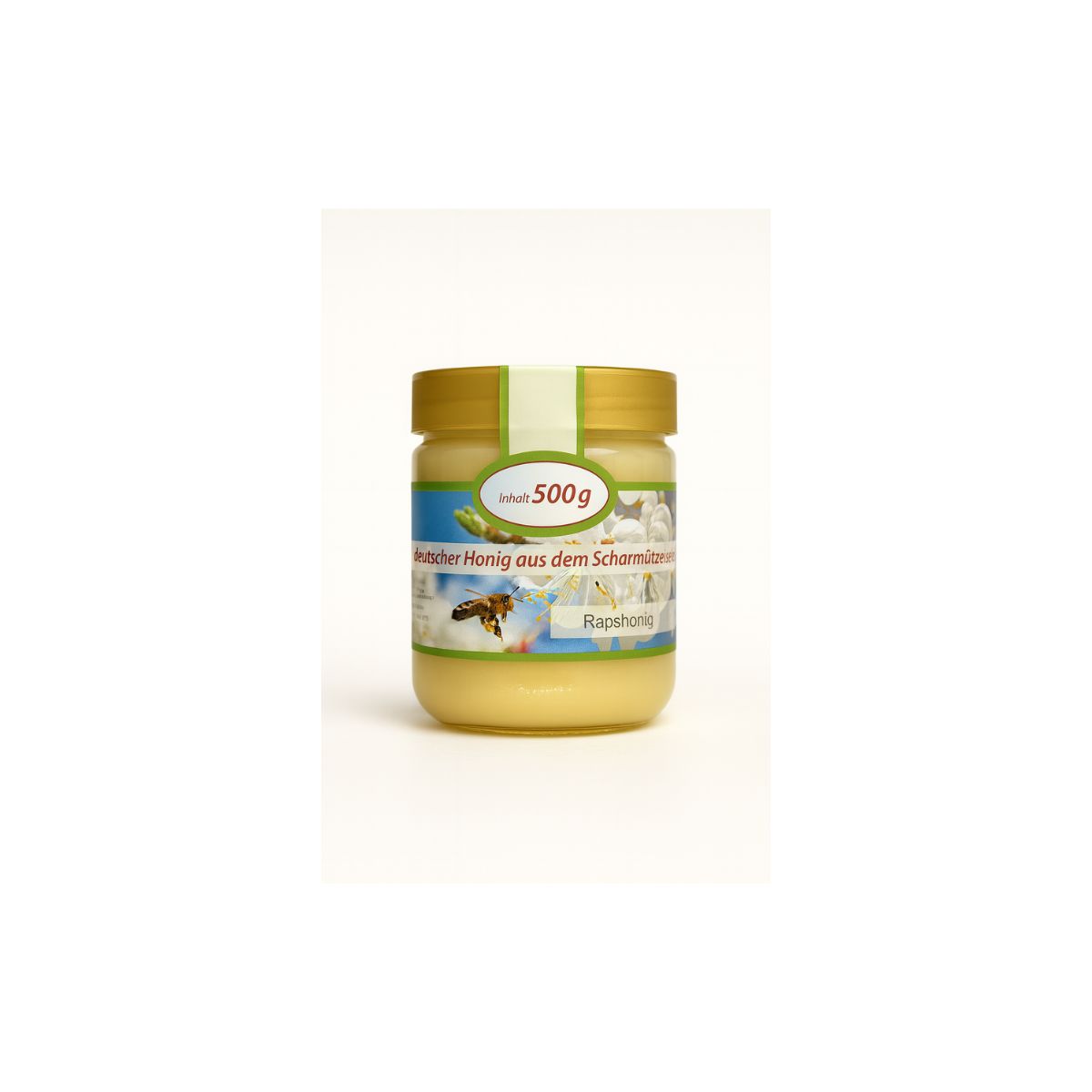 Rapsblütenhonig vom Scharmützelsee im Glas – mild, cremig und regionaler Imkerhonig aus Bad Saarow