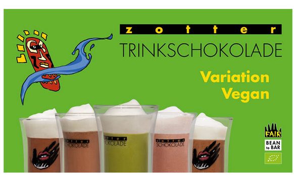 Zotter Trinkschokolade vegan