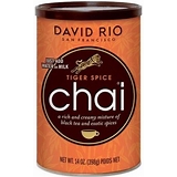 David Rio Tiger Spice Chai in der Dose – würziger Schwarztee-Chai mit Zimt, Kardamom und Nelken