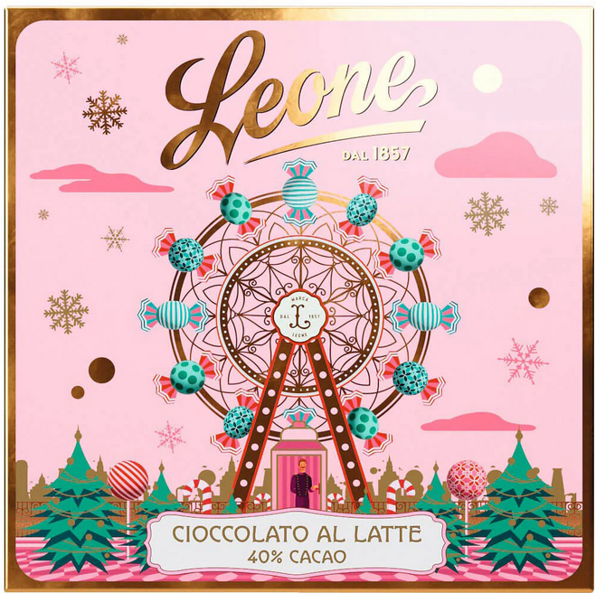 Wintergruß Schokotafel Vollmilch 70g im weihnachtlichen Kartenformat