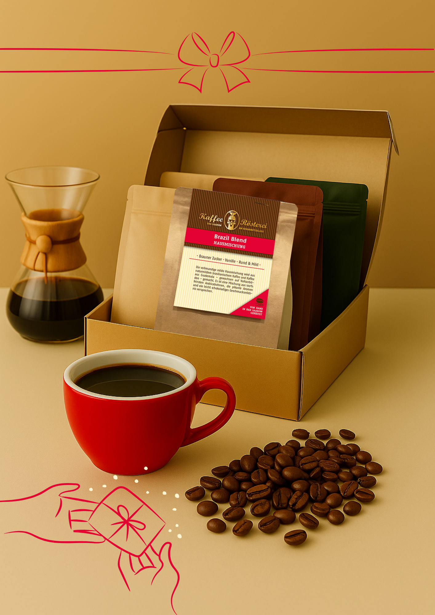 Verschenke-Kaffee – flexibel und persönlich für 6 Monate 
