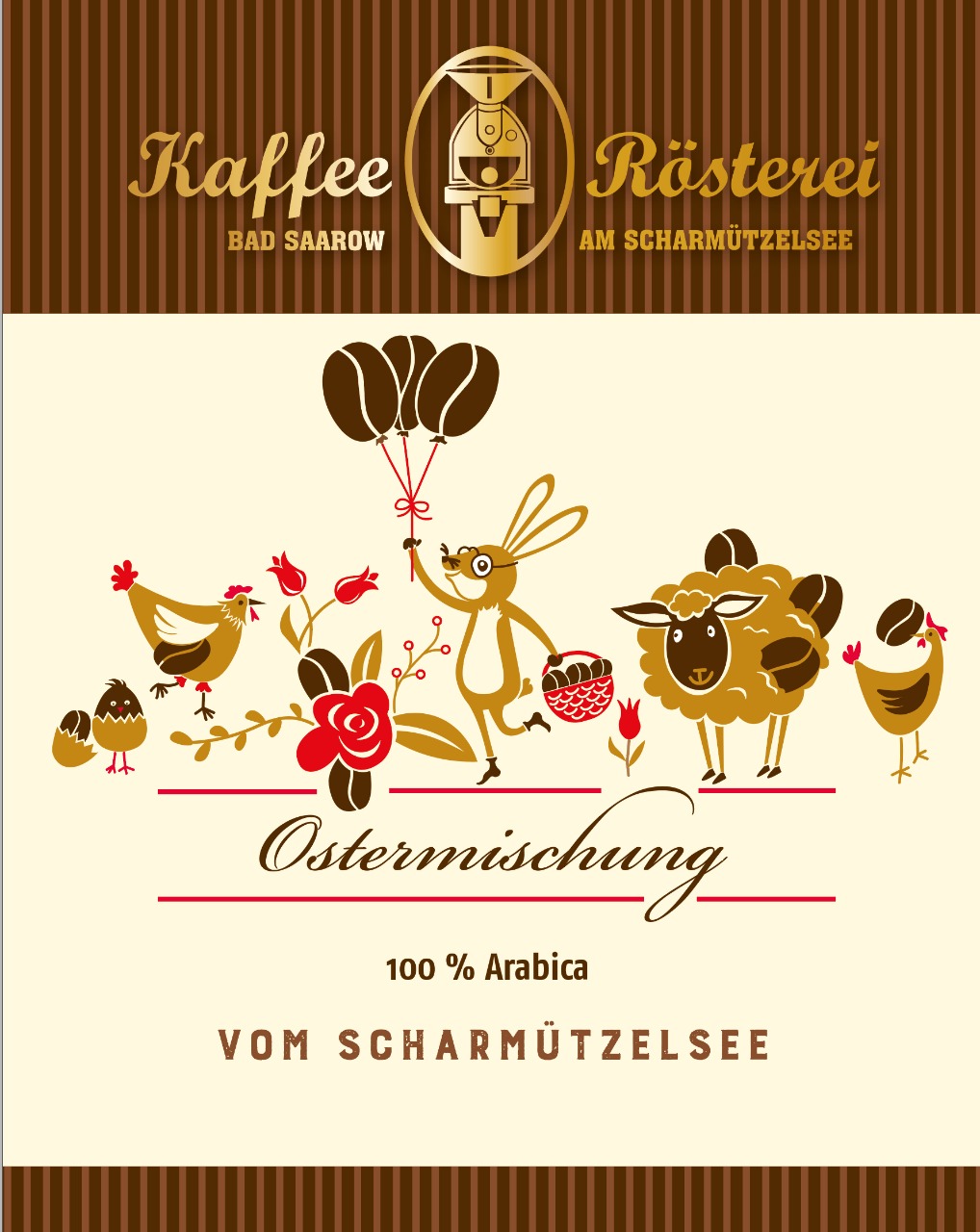 ostermischung arabica kaffee aus der kaffeeroesterei bad saarow saisonale kaffeemischung