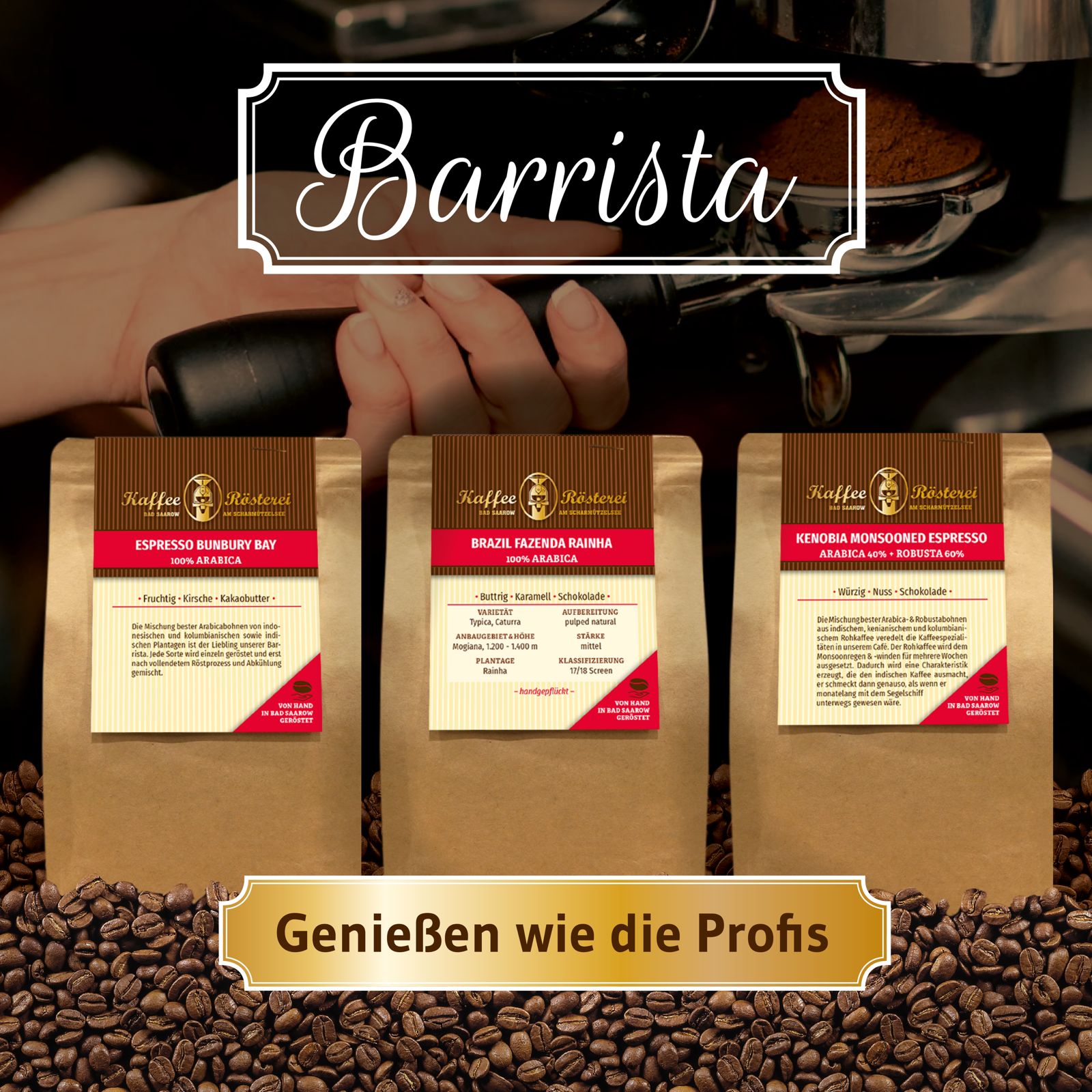 Barista Probierpaket – Espresso wie vom Profi