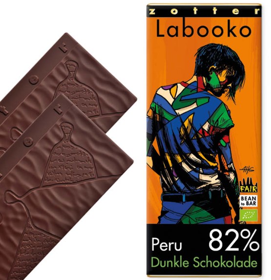 Zotter Labooko Peru 82% dunkle Schokolade