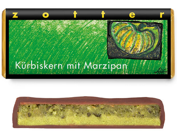 Zotter  Kürbiskern mit Marzipan