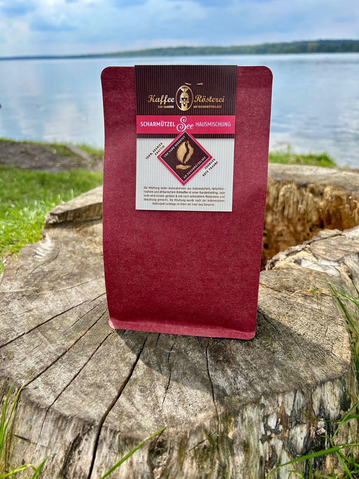 scharmuetzelsee hausmischung arabica kaffee aus der roesterei bad saarow am scharmuetzelsee