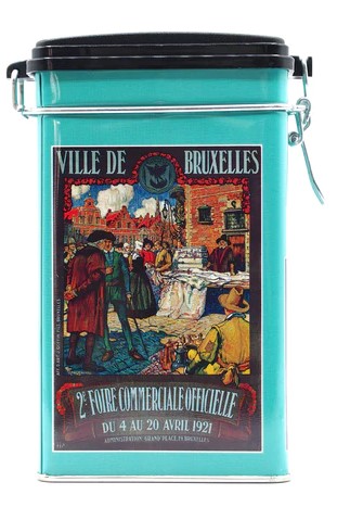 Vintage-Kaffeedose als Deko in der heimischen Kaffeebar – stilvoller Aufbewahrungshelfer der Kaffeerösterei Bad Saarow