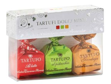  Tartufi Dolci Misti - Mischung aus 3 italienischen Trüffelpralinen