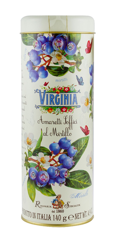 Soft Blaubeer Amarettini mit Geschenkdose  