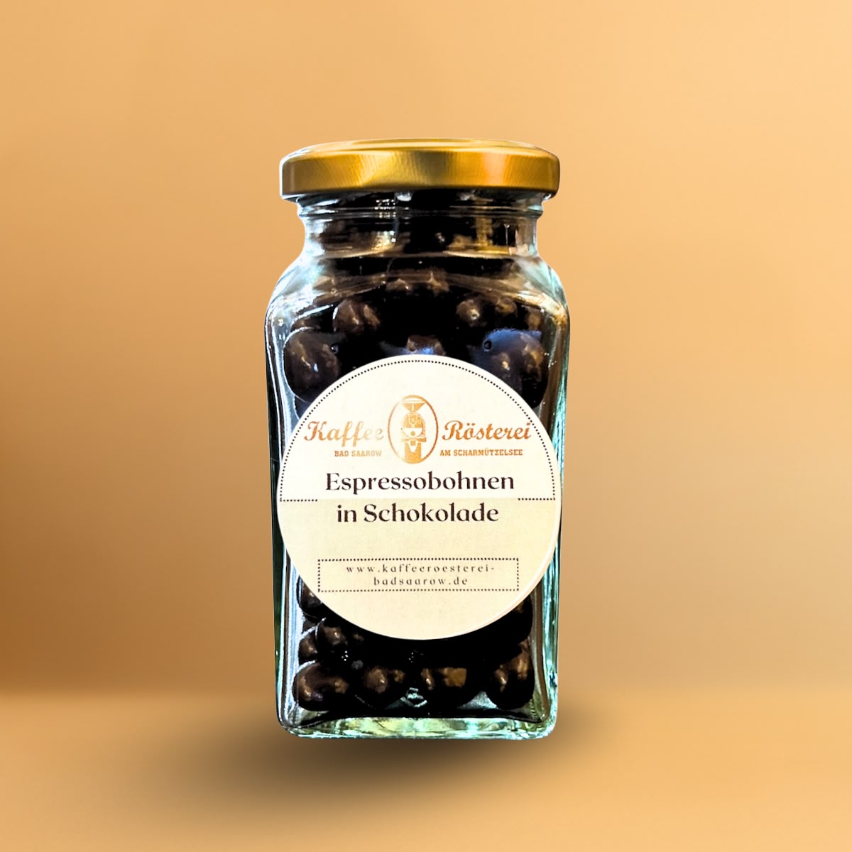 Kaffeebohnen in Zartbitterschokolade