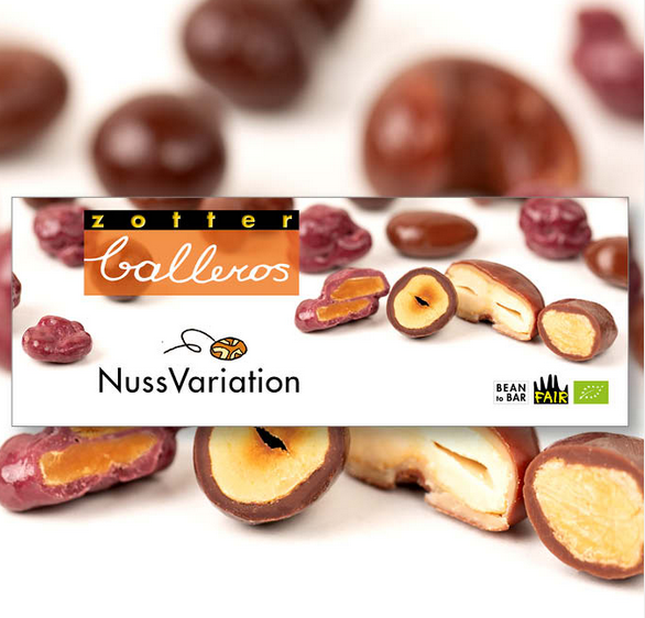 Zotter Balleros NussVariation 100g