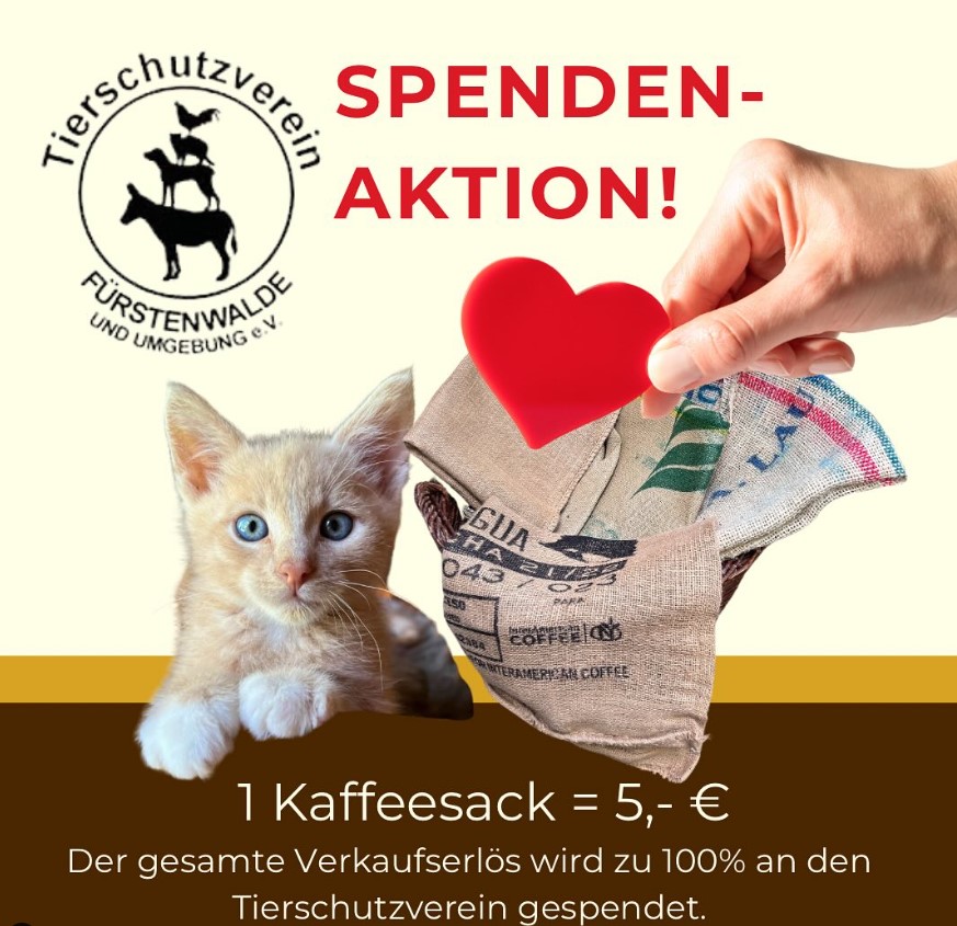 Kaffeesack Spendenaktion 