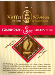 scharmuetzelsee hausmischung arabica kaffee aus der kaffeeroesterei bad saarow