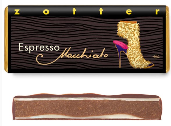 Zotter Dunkle Schokolade 70 % mit Kaffeecreme – handgeschöpfte Tafel für intensiven Kaffeegenuss aus der Kaffeerösterei Bad Saarow