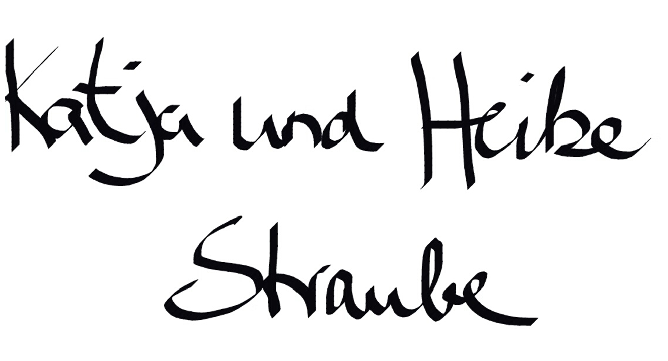 Unterschrift von Heike und Katja Straube – Kaffeerösterei Bad Saarow