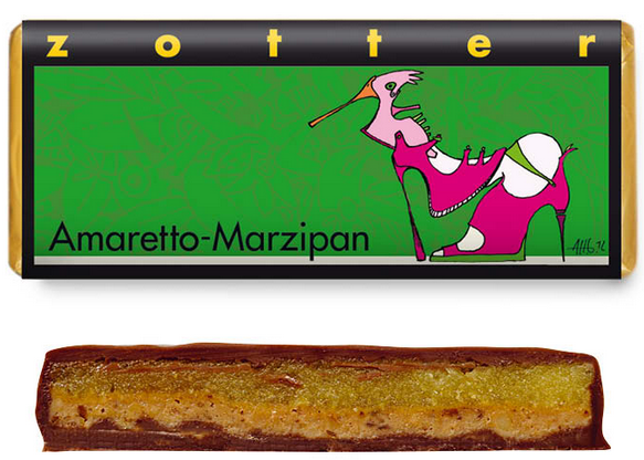 Zotter Amaretto Marzipan 70g