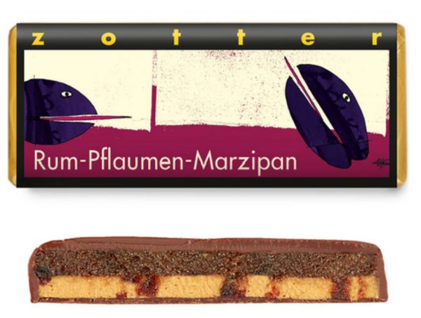 Zotter Rum Pflaume Marzipan
