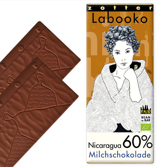 Zotter Labooko Milchschokolade Nicaragua 60% Kakaoanteil